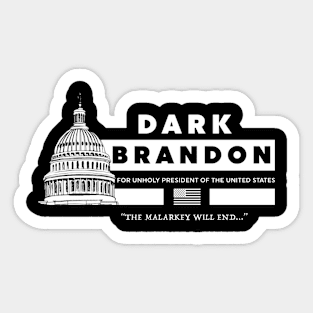 DARK BRANDON Campaign Sticker